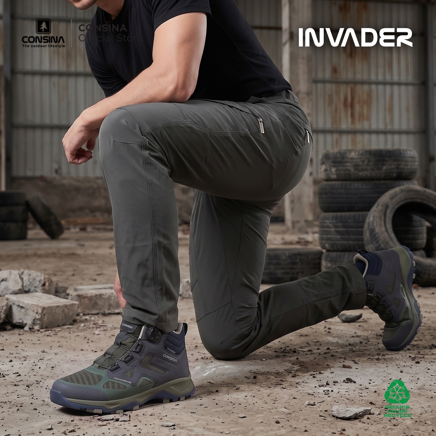Consina Invader Celana Panjang Gunung Quickdry | Outdoor Hiking