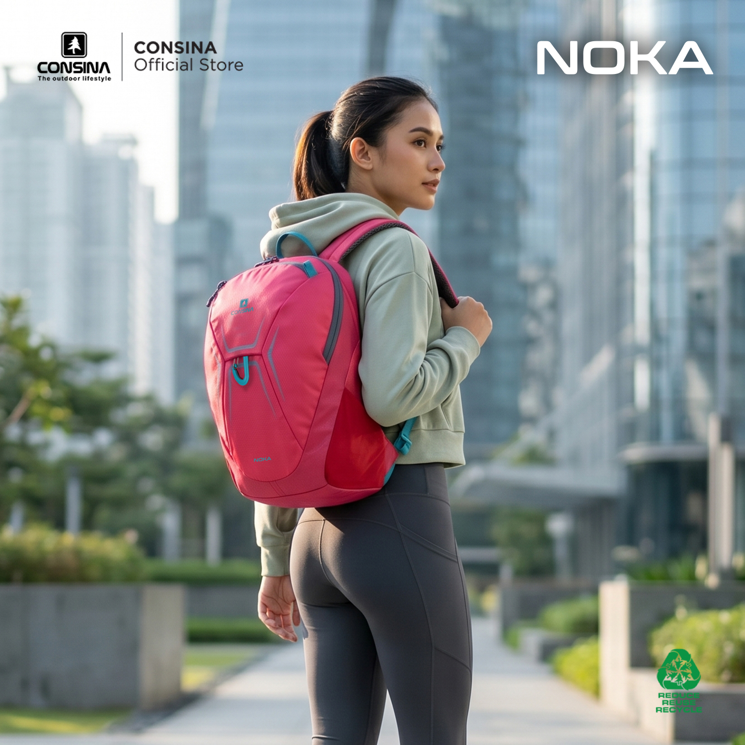 Consina Noka Ransel Daypack Urban Outdoor Sekolah Campus